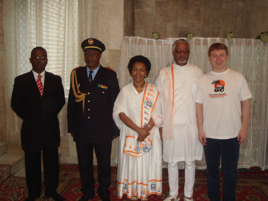Усольцев с послом Эфиопии